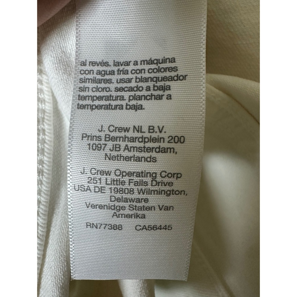 Madewell Perfect Vintage Wide Leg Jeans Size 30 Off White High Rise Patch Pocket - Picture 8 of 9